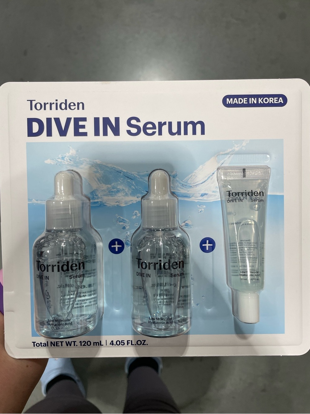 Torriden Dive In Serum Hydrating Set - Clear/Blue
